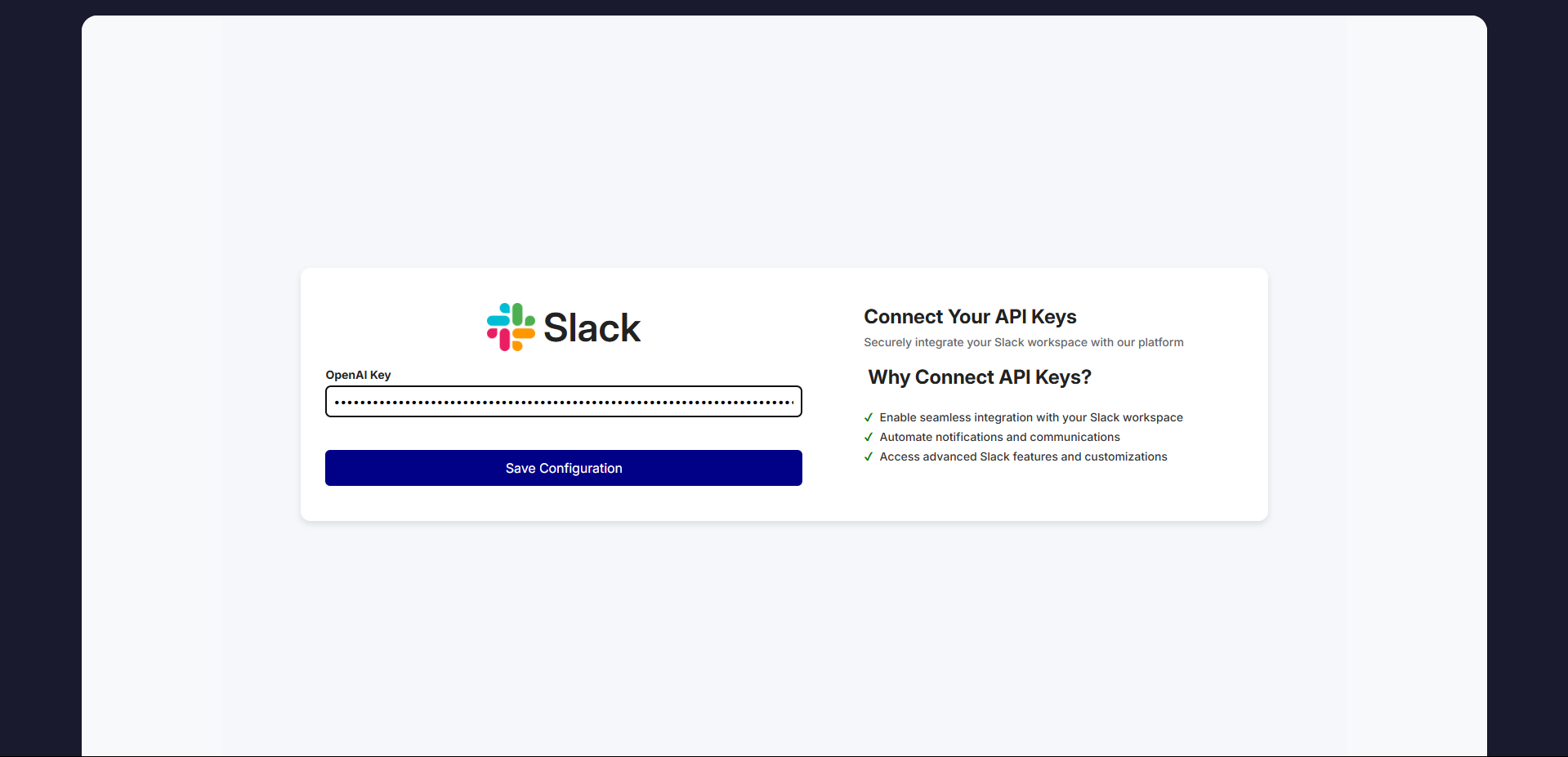 Configuring LLM 