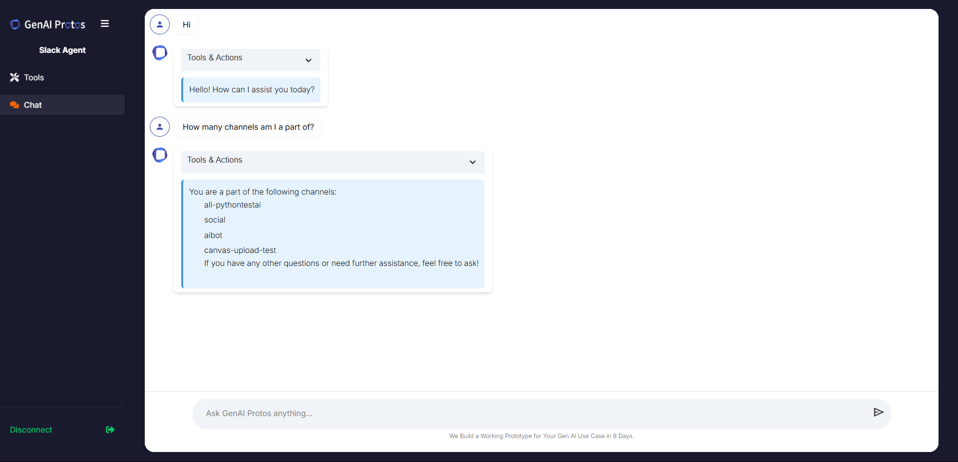 Chat Interface