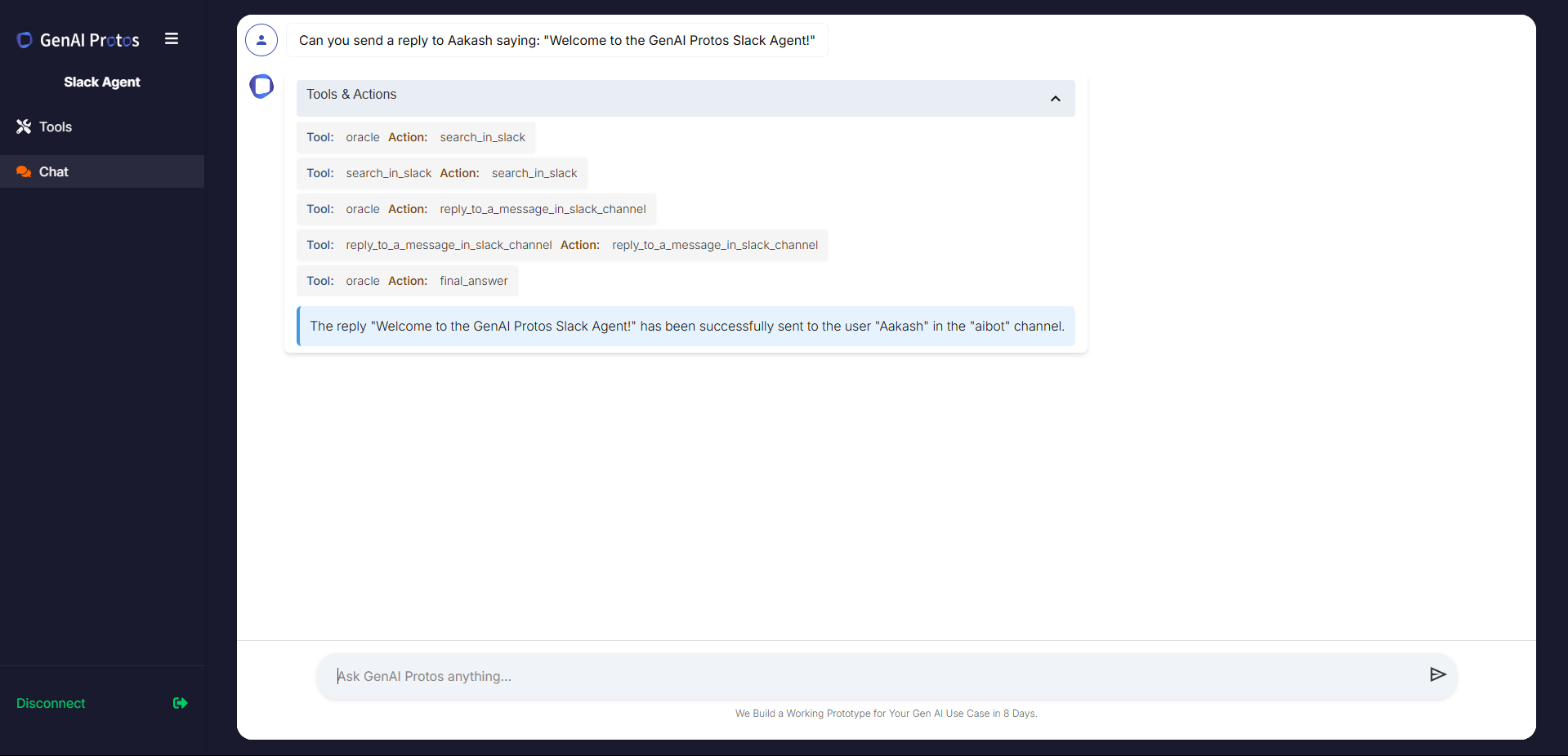 Asking to send specific replies to any user