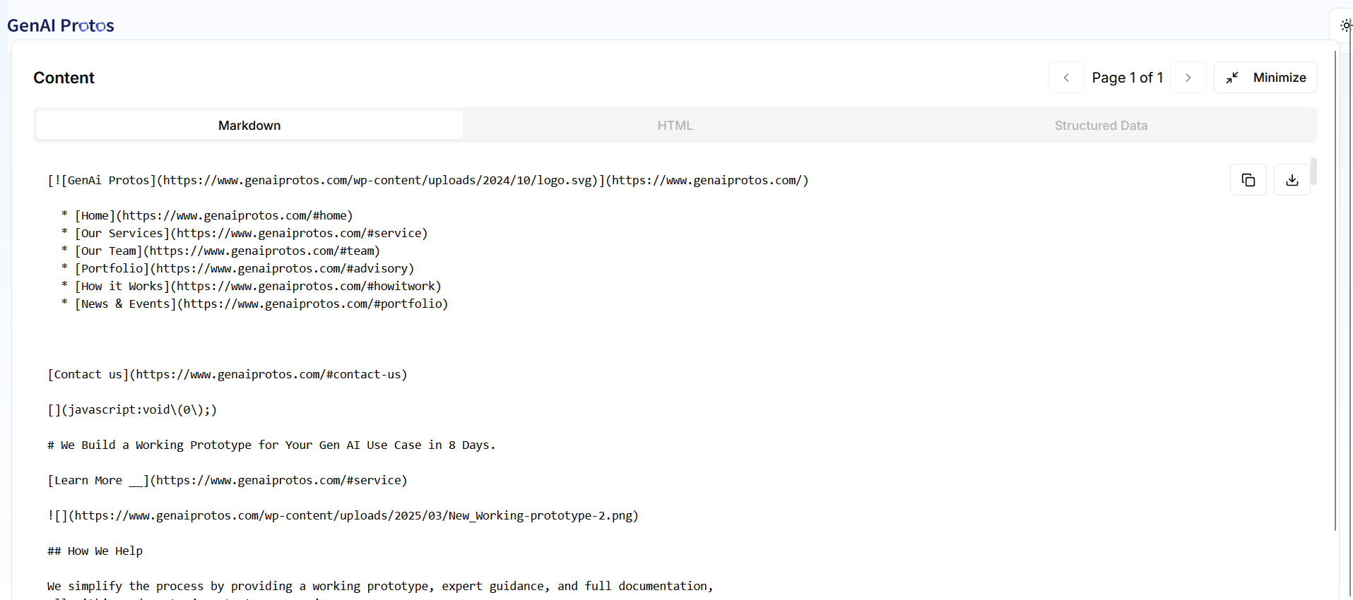 Upload the file 
